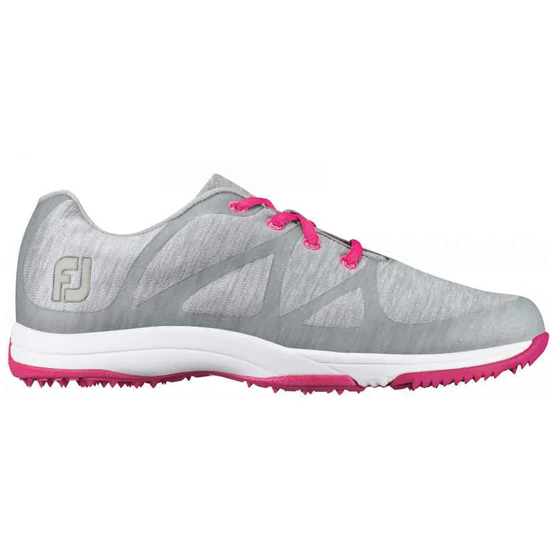 New Footjoy Ladies Leisure Spike less Golf Shoes Light Gray