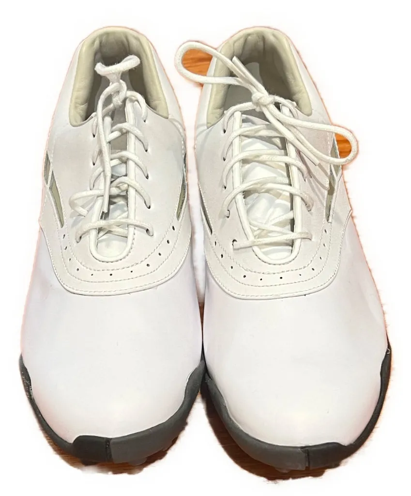 New Footjoy LoPro Collection White/Tan Golf Shoes Size 8 MSP$109