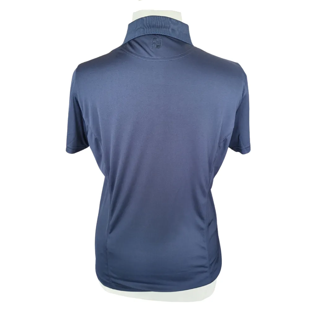 New Footjoy Navy Polo with Sleeve Logo Size XL. MSP$80