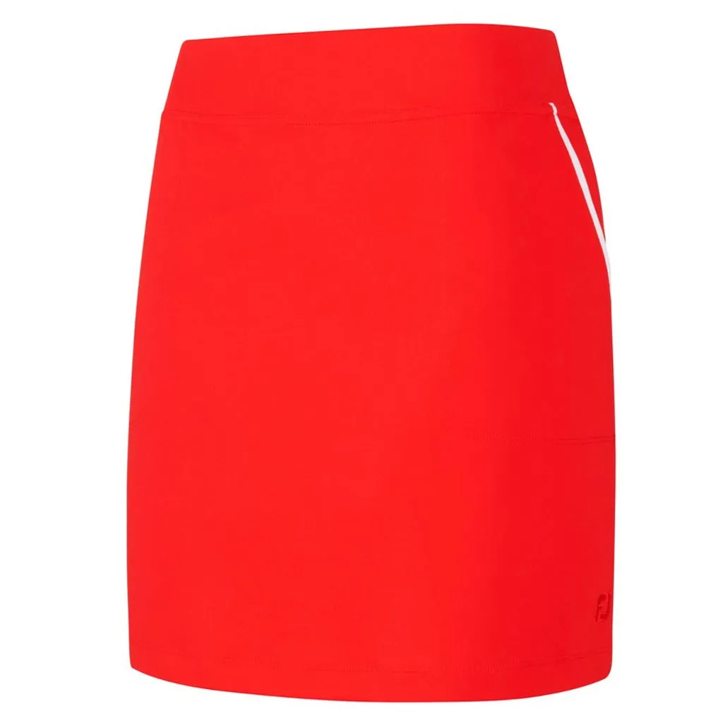 New Footjoy Red Pull-on Performance Skort Size S  MSP$85