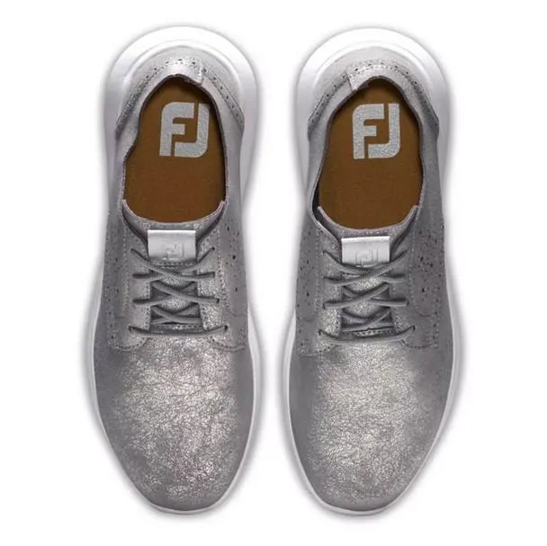 New Footjoy Women's FlexLX Silver Golf Shoes Size 8 MSP$