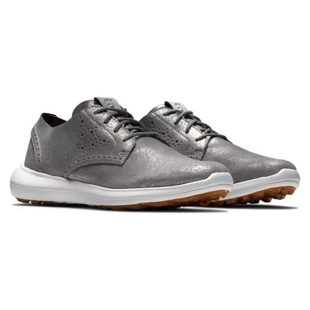 New Footjoy Women's FlexLX Silver Golf Shoes Size 8 MSP$