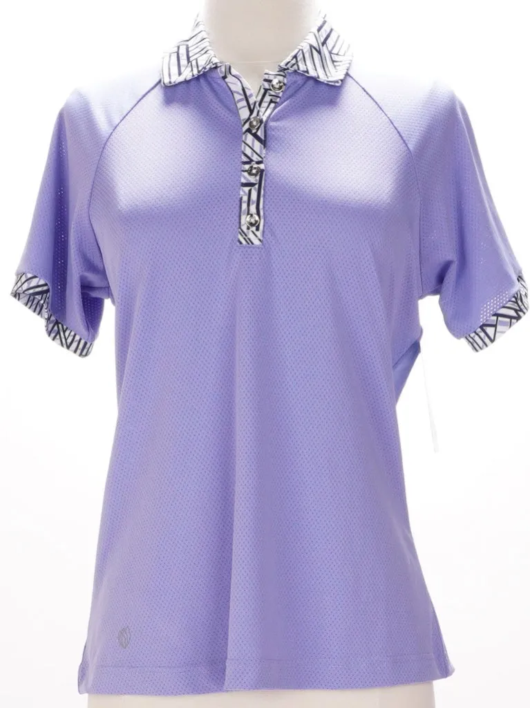 New GGBlue Dawn Lilac Polo Size XL   MSP$82