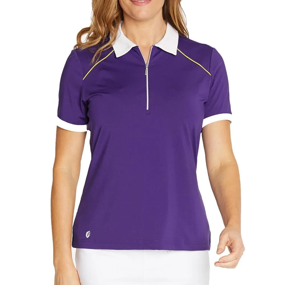 New GGBlue Julia Polo in Purple Size L