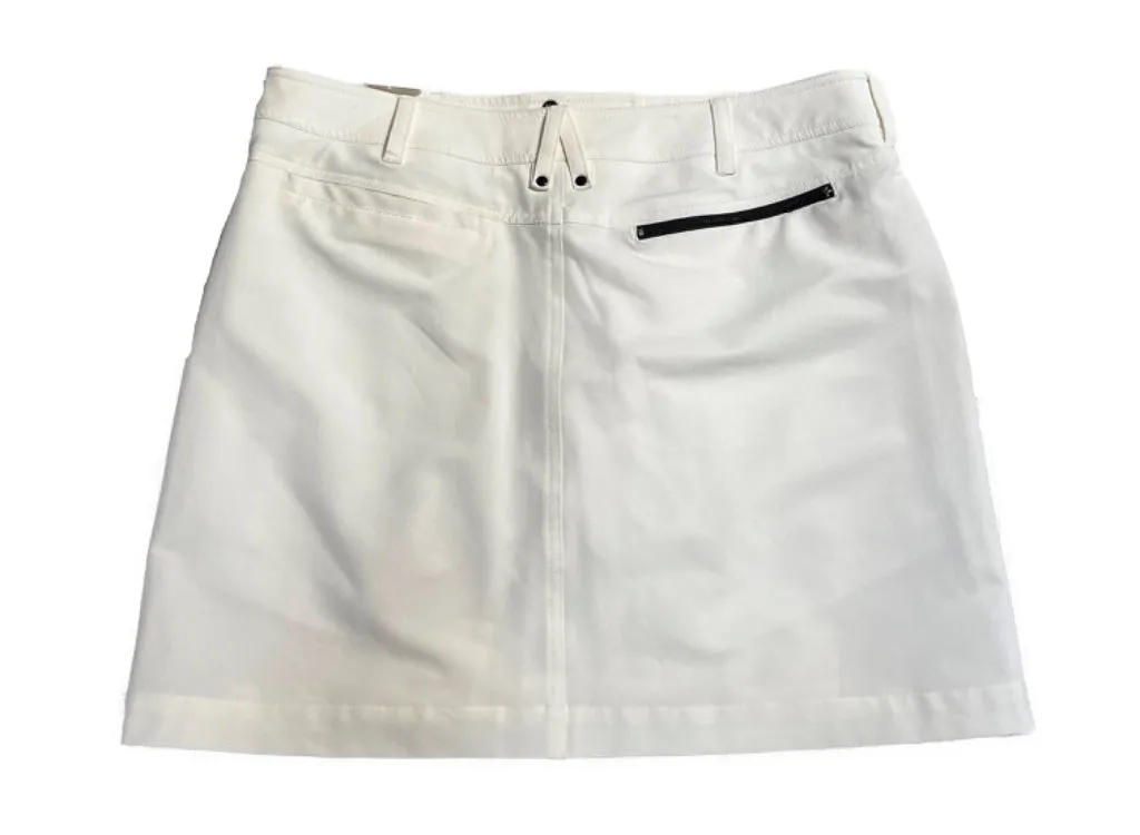 New GGBlue White Boca Pleated Golf Skort Size 8 MSP$