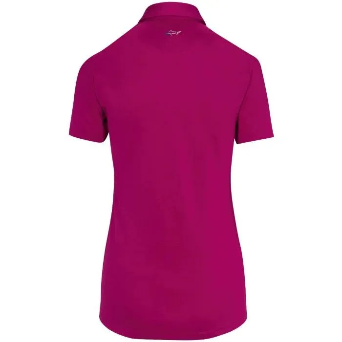 New Greg Norman Women's Freedom Golf Polo - Merlot MSP$50