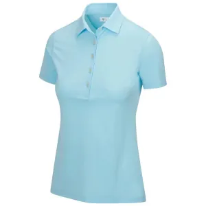 New Greg Norman Women's Freedom Golf Polo - Seaside Blue MSP$50