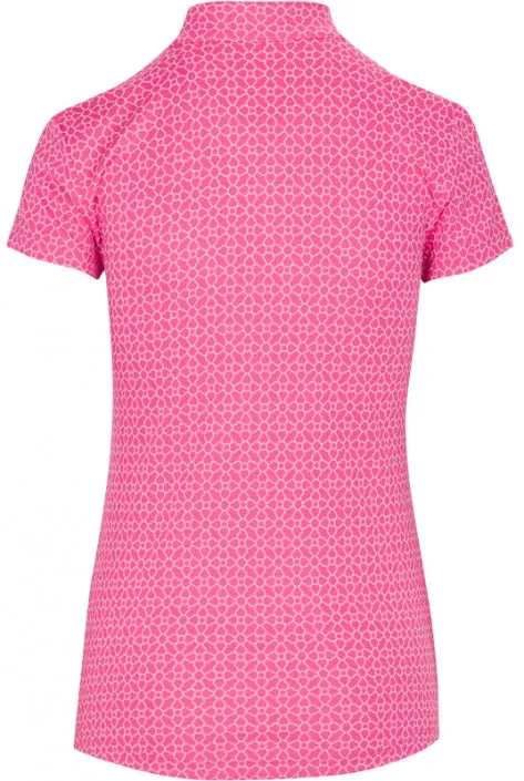 New Greg Norman Women's Trellis Jacquard Button Golf Polo MSP$69