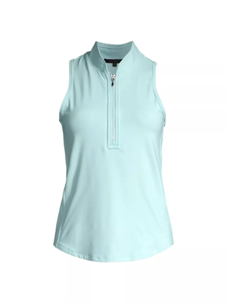 New Greyson Women's Sleeveless Vesta Mock Neck Top - Aurora MSP$98