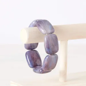 New Hot Girls Pearls Amethyst Chiclet Cooling Bracelet