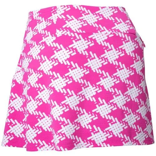 New Ibkul Kimberley Print Pink Swing Skort Size XS MSP$100