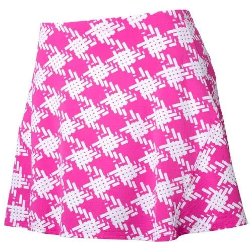 New Ibkul Kimberley Print Pink Swing Skort Size XS MSP$100