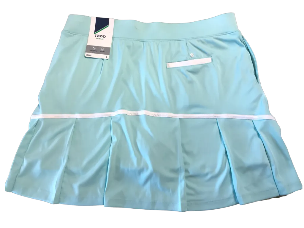 New Izod Aqua Blue Skort Size L  MSP$55