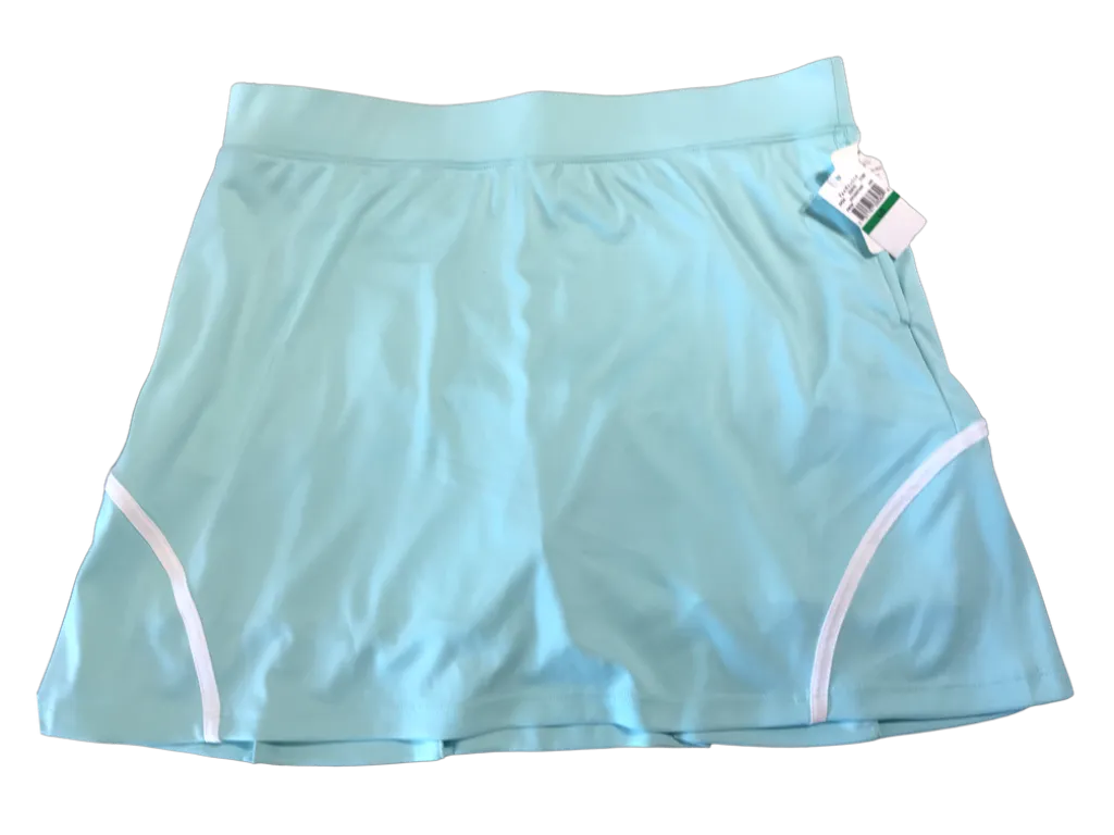 New Izod Aqua Blue Skort Size L  MSP$55
