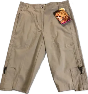 New Jamie Sadock Olive Stretch Capri Pants Size 2