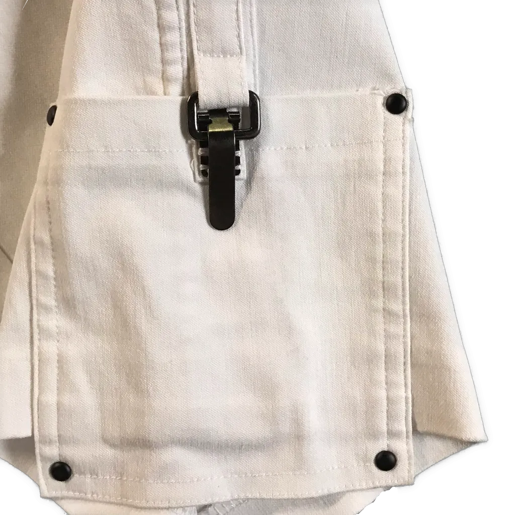 New Jamie Sadock White Stretch Capri Pants Size 2