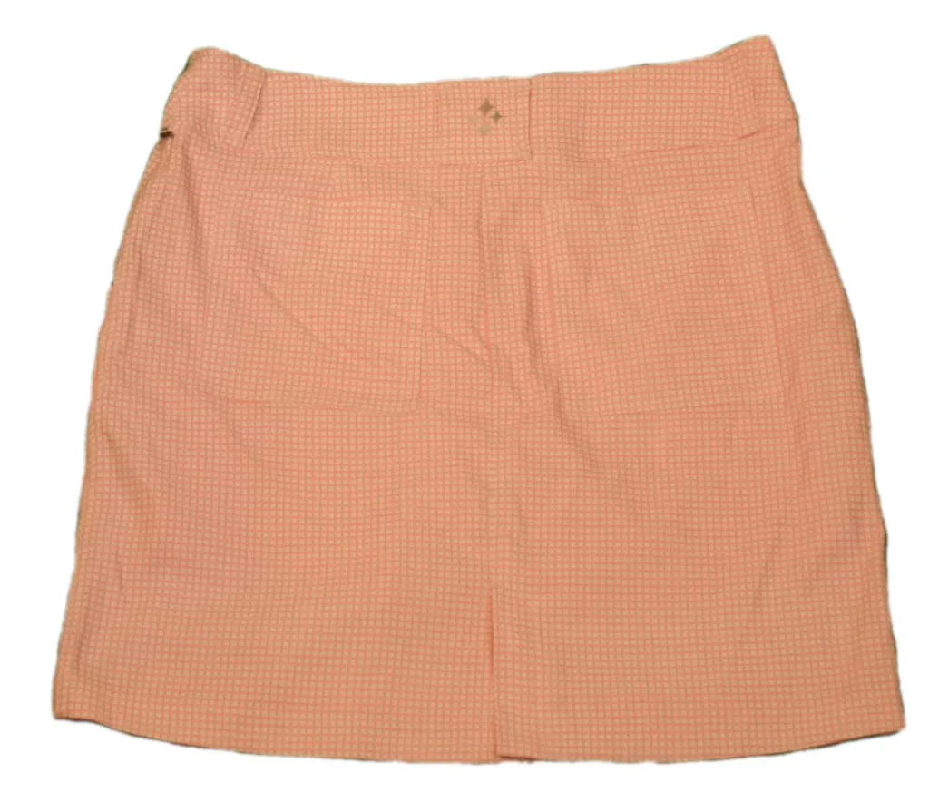 New Jofit Belted Plaid Skort in Pink & White Size 6