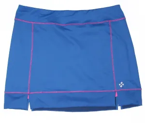 New Jofit Blue Pull on Skort with Pink Stitching
