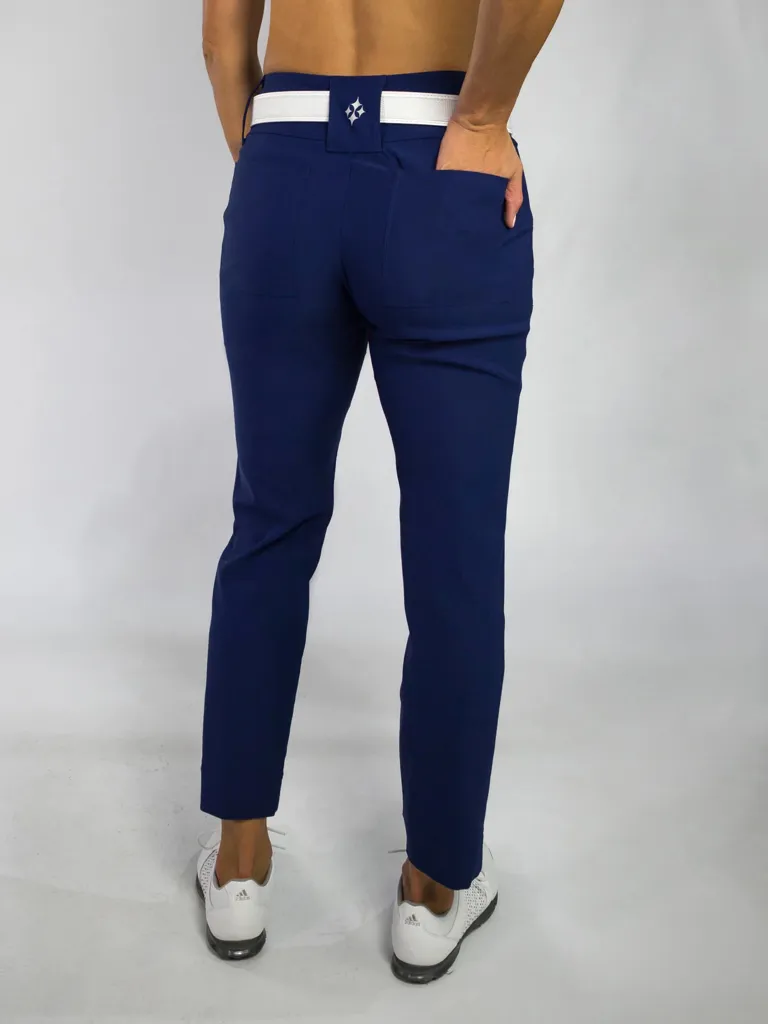 New Jofit Blue Slimmer Crop Pant MSP$100