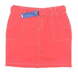 New Jofit Light Red Belted Skort w/ Belt Size 8 MSP$88