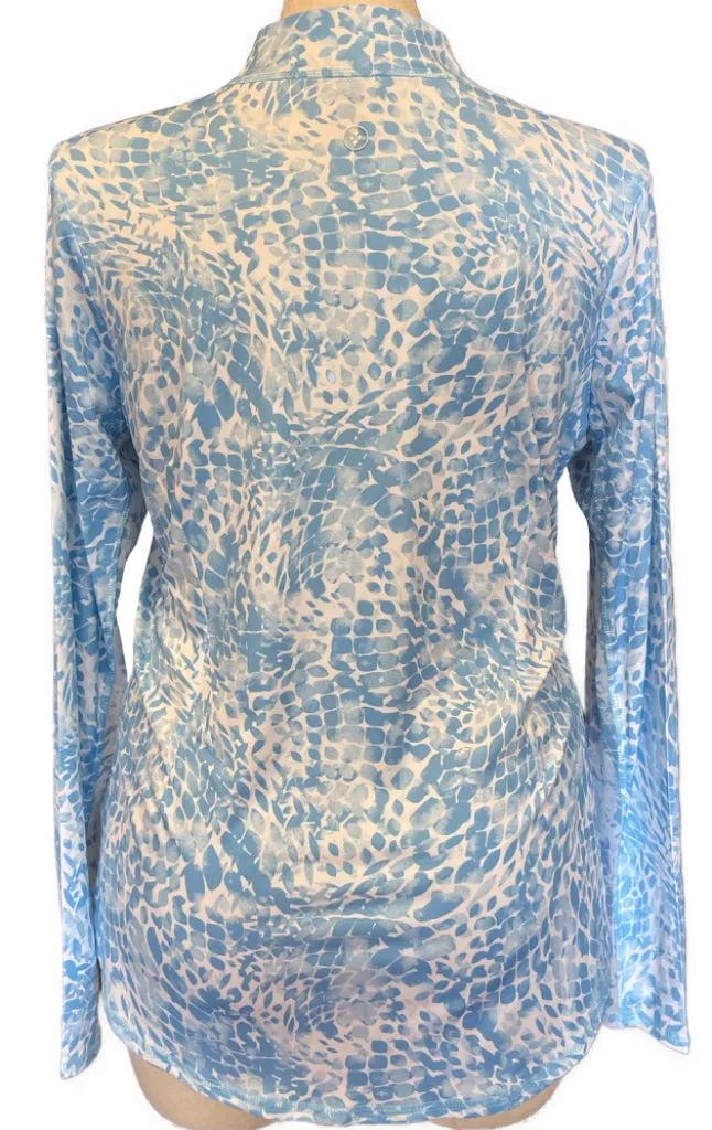 New Jofit Navy & White Diamond Patterned Women's Golf Pullover Size XXL MSP$80