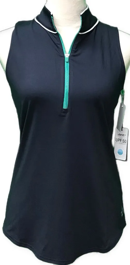 New, Jofit, Navy Blue sleeveless top, Size S, MSP $84