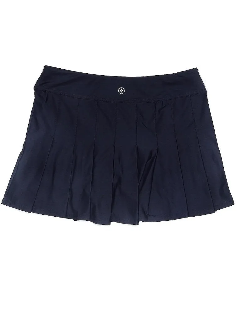 New Jofit Women's Core Midnight Navy Pleated Tennis Skort Size M MSP$80