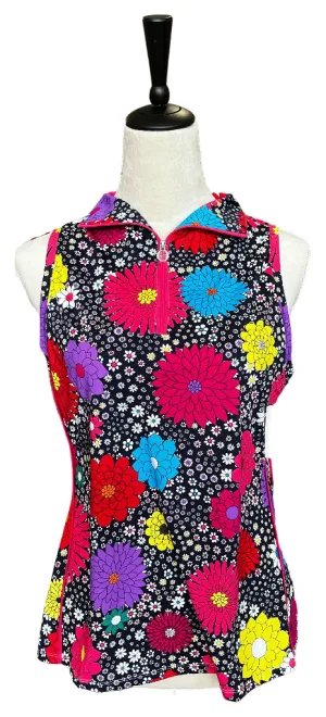 New Kinona Keep it Covered Floral Sleeveless Top Size S. MSP$109