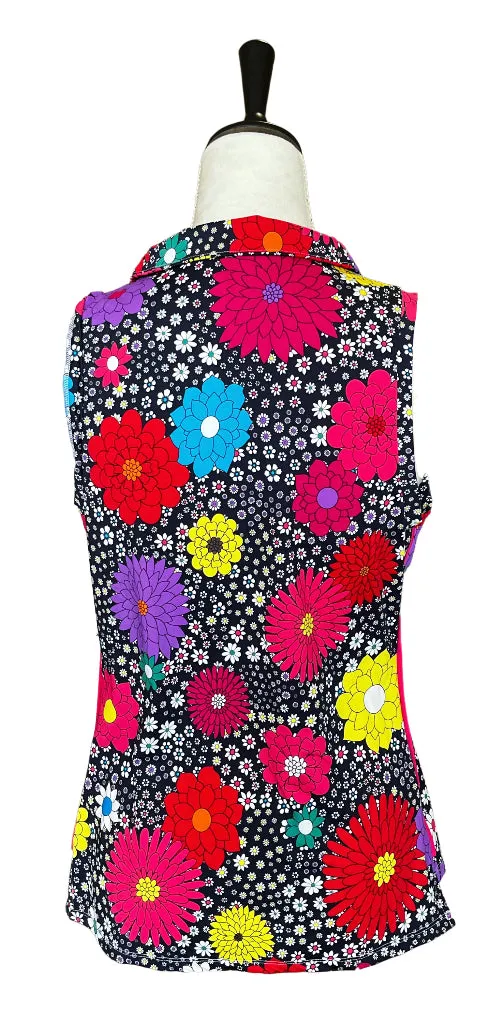 New Kinona Keep it Covered Floral Sleeveless Top Size S. MSP$109