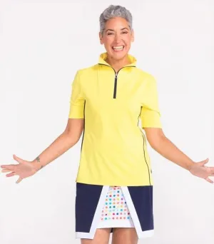 New Kinona Keep it Covered Short sleeved Top -Sunshine Size XS