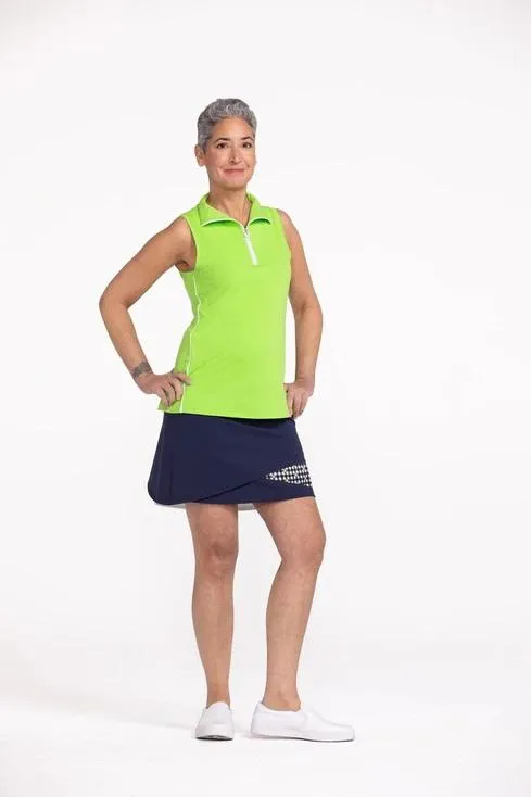 New Kinona Keep it Covered Sleeveless Top in Lime Green Size S
