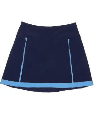 New Kinona Sport Navy Golf Skort w/ BLue Trim Size L MSP$129
