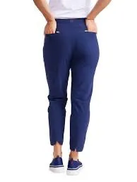 New Kinona Sport Tailored Navy Golf Crop Pant MSP$150