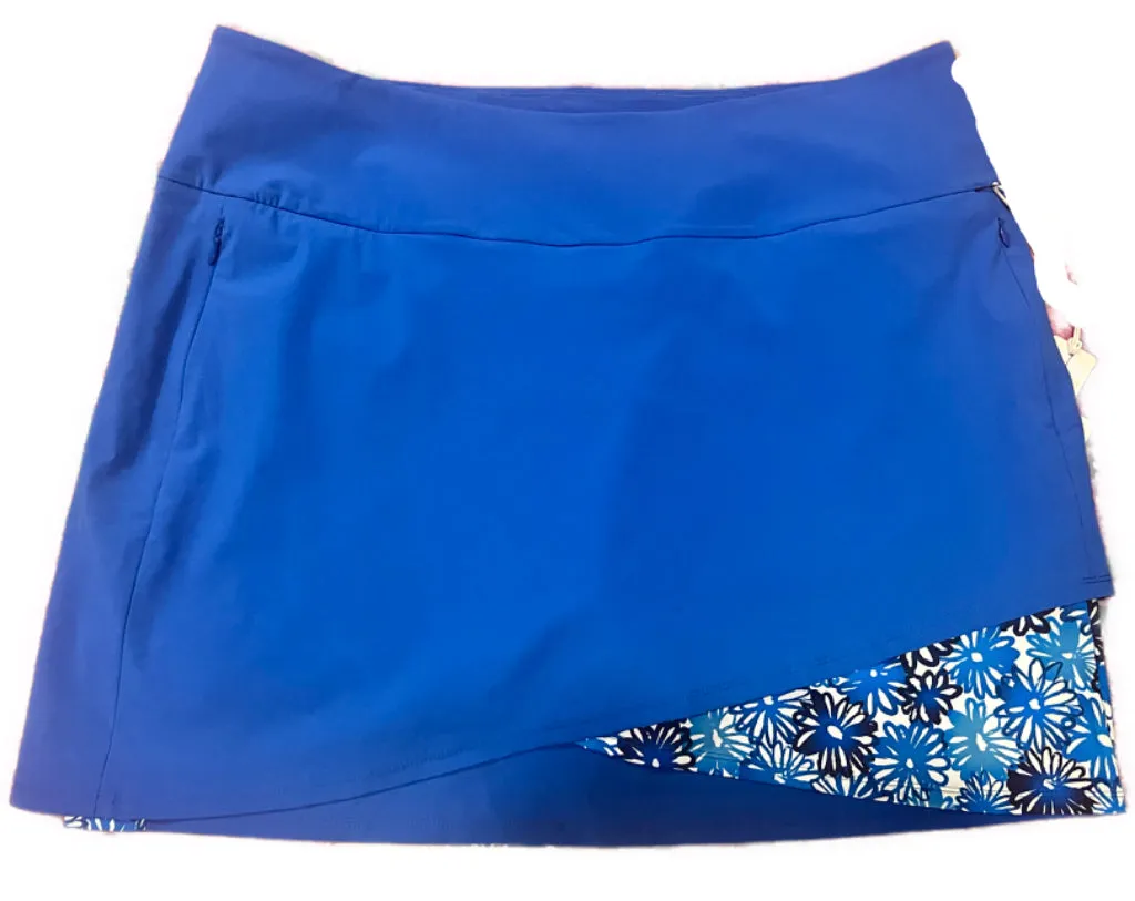 New Kinona Wrap it Up Royal Blue Golf Skort Size XL MSP $149