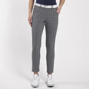 New Kjus Ikala 7/8 Gray Plaid Tregging Golf Pant Size M. MSP$249