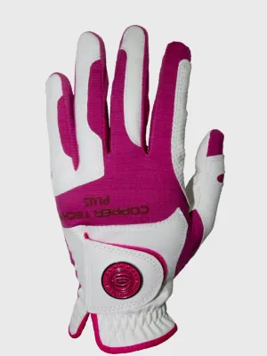 New Ladies Copper Tech Plus Golf Glove _ Right Hand One Size
