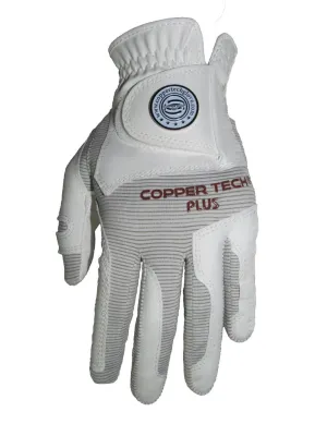 New Ladies Copper Tech Plus Golf Glove White/White LH