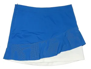 New Lady Hagen Blue & White Tiered Skort Size 12  MSP$60