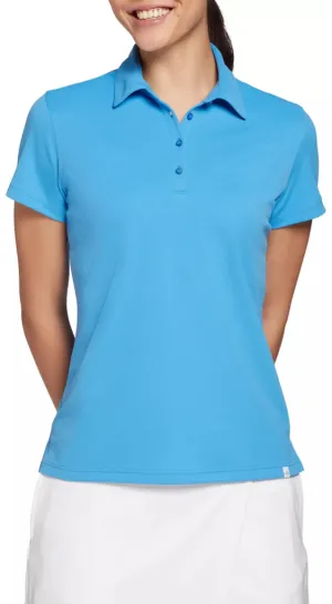 New Lady Hagen Blue Pique Polo Size XXL