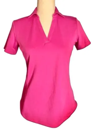New Lady Hagen Bright Pink Golf Polo Size XL