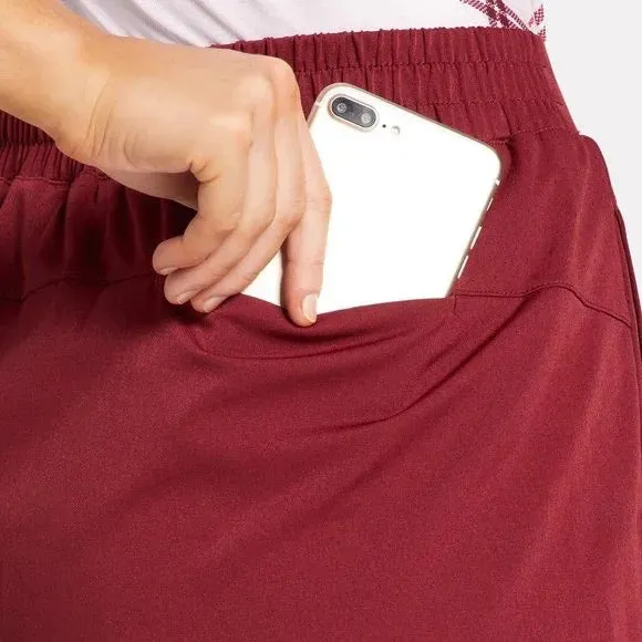 New Lady Hagen Burgundy Pull-On Golf Skort Size XXL MSP$65