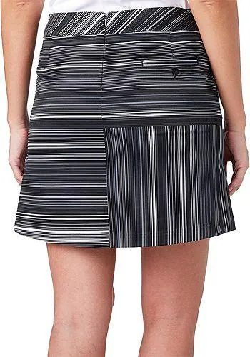 New Lady Hagen Empower Variegated Stripe Skort Black/White Size 2