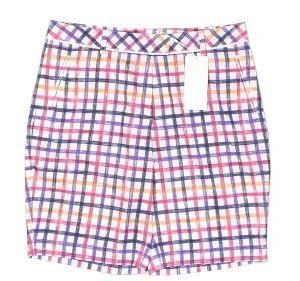 New Lady Hagen Multi-colored Plaid Shorts Size 8