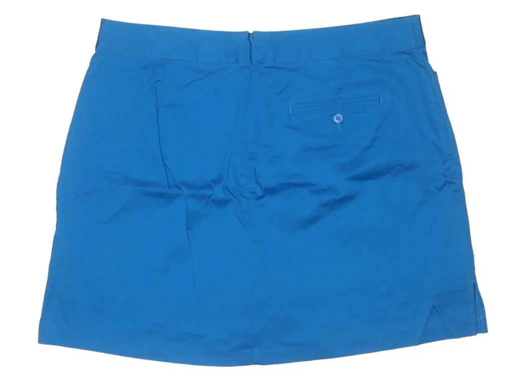 New Lady Hagen Teal Cotton Skort Size 12 MSP$55