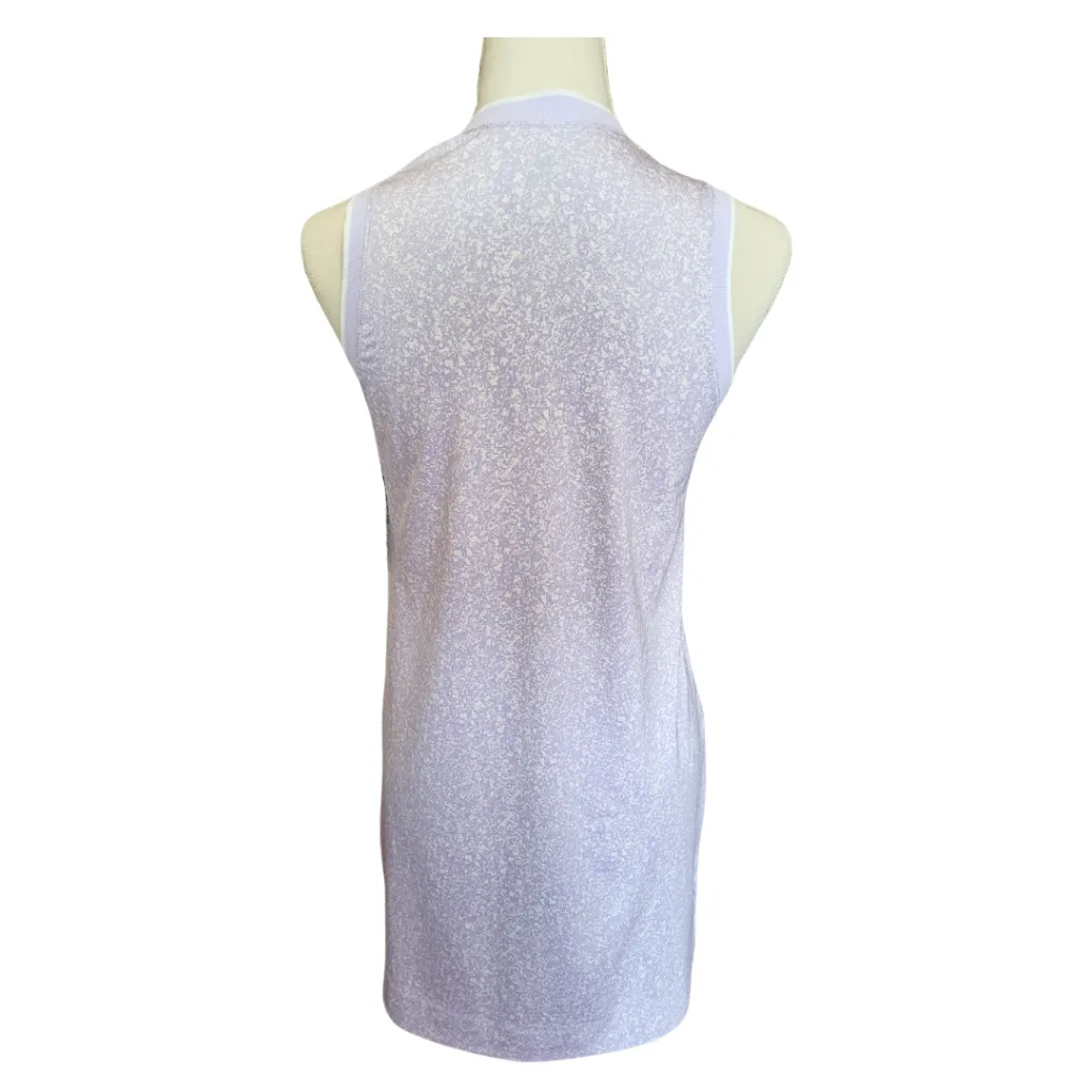 NEW Lole Sleeveless V-neck Lilac Granite Print Cross Court Dress Size XS MSP$99