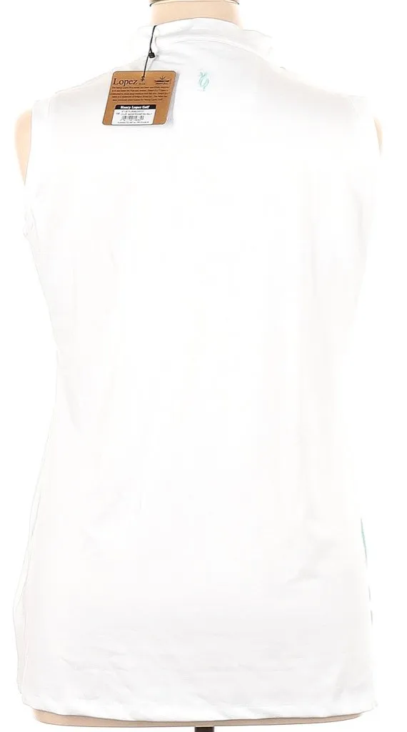 New Lopez Plus Sleeveless Top in Floral Pattern Size 1X. MSP$75