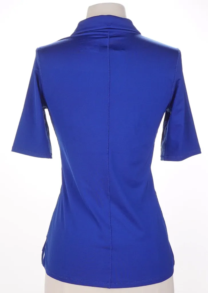 New Lucky in Love Half Sleeve Snap Polo MSP$72