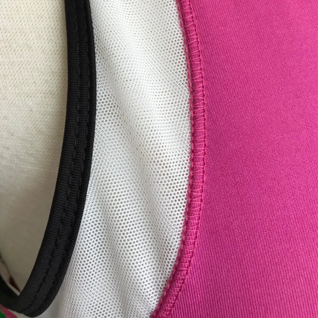 New Lucky in Love Liberty Charger Sleeveless Golf Top -Pink  MSP$68