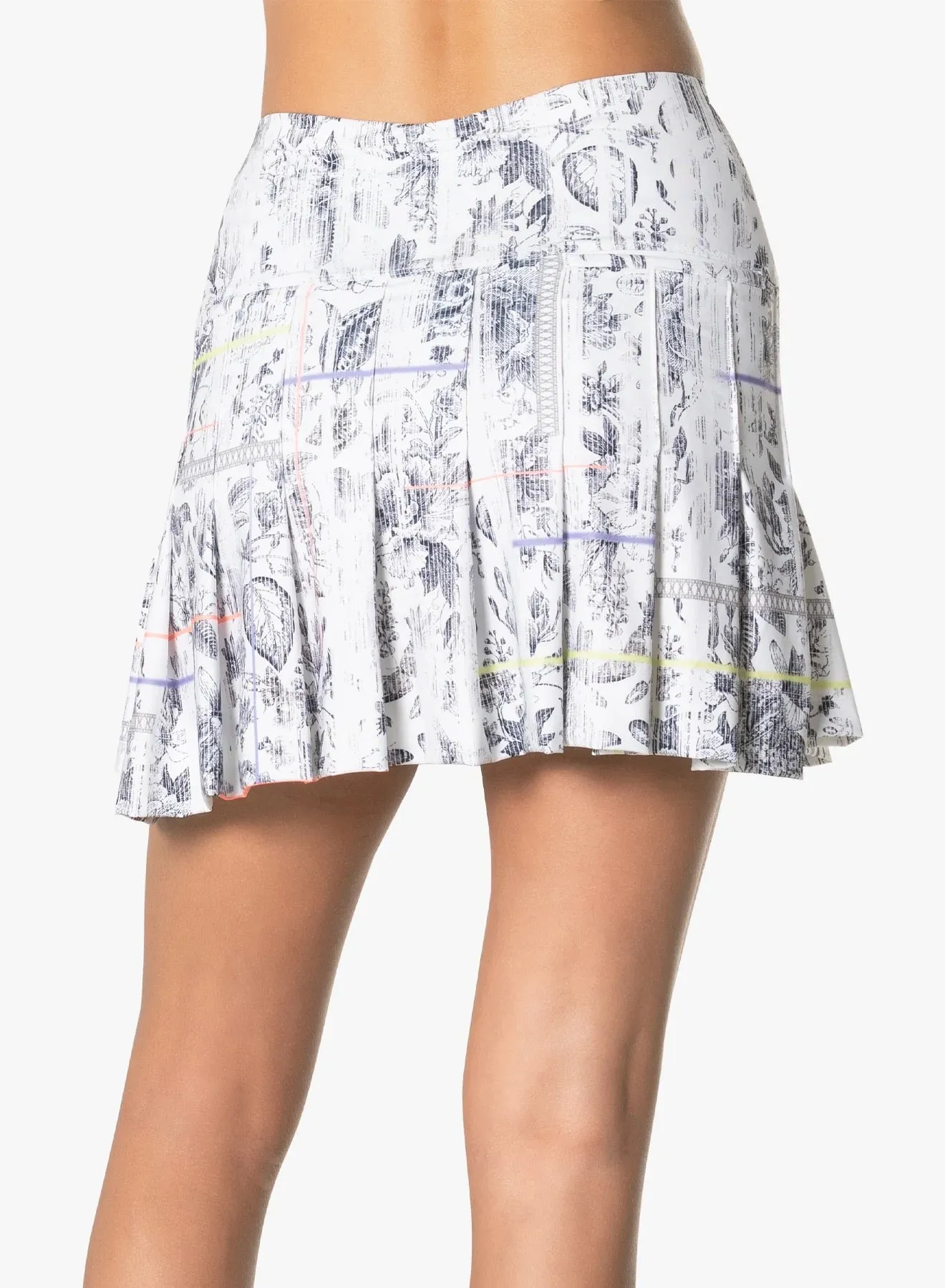 New Lucky in Love Womens Electric Toile Pleated Short Golf Skort Size XS MSP$106