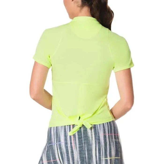 New Lucky In Love Womens Innovate Tie Back Golf Top Size S MSP$78